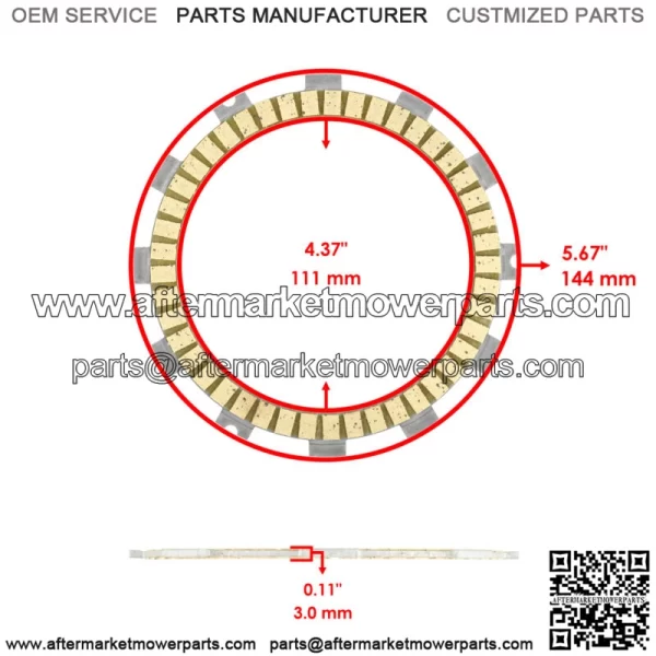 Clutch Friction Plates Gasket kit for Kawasaki Versys 1000 KLZ1000A 2012 - 2014 - Image 2