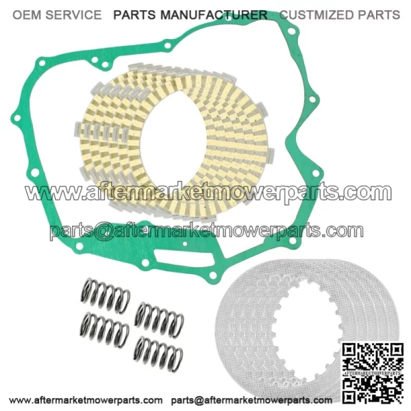 Clutch Friction Steel Plates Kit for Honda TRX450ES Foreman 450 4x4 ES 1998-2001 (For: Honda)