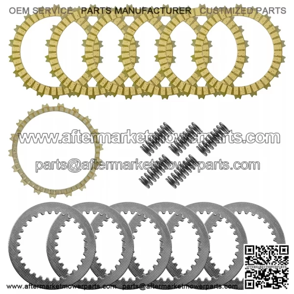 Clutch Friction w/ Steel Plates Kit for Honda Rebel 500 CMX500 2017 2018 2019