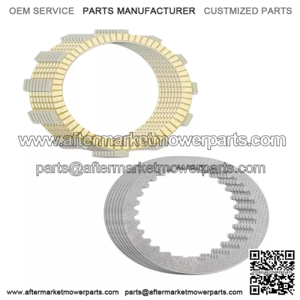 Clutch Friction And Steel Plates for Kawasaki KLR650 KL650 2011-2017