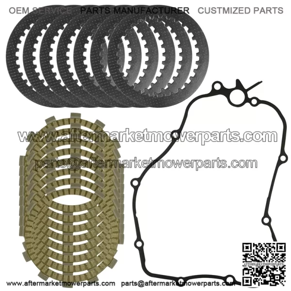 Clutch Friction Steel Plates And Gasket Kit for Yamaha YZ125 YZ125X 2005-2023