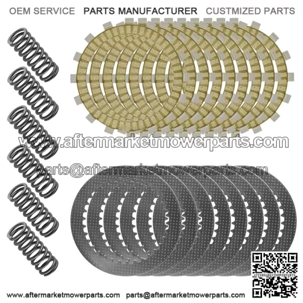 Clutch Friction Steel Plates Springs Kit for Yamaha YZF600R Thundercat 1995-2007