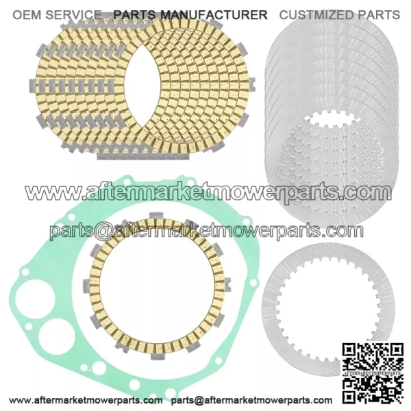 Clutch Friction Steel Plates Gasket for Suzuki GSX-R600 GSX-R600X GSXR600Z 01-05