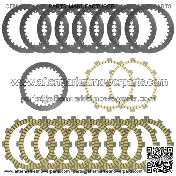 Clutch Friction Steel Plates Kit for Yamaha YXZ1000R EPS SS SE YXZ10YE 2017-2022