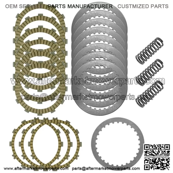 Clutch Friction Steel Plates Springs Kit for Kawasaki Ninja H2 ZX1000 2015-2022