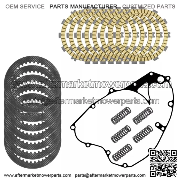 Clutch Friction Steel Plates Spring and Gasket Kit for Suzuki RM-Z250 2011-2018