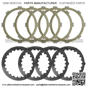 Clutch Friction Plates Kit for Yamaha YZ80 DT100 MX100 RT100 TTR125 1974-2024