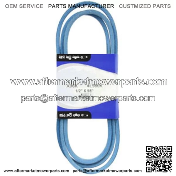 NEW Blue Deck Belt 1/2" x 98" Fits John Deere 300 312 314 317 318 M41668