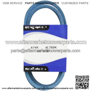 A-A74K Made With Aramid Blue V-Belt 1/2" x 76" Fits Hustler