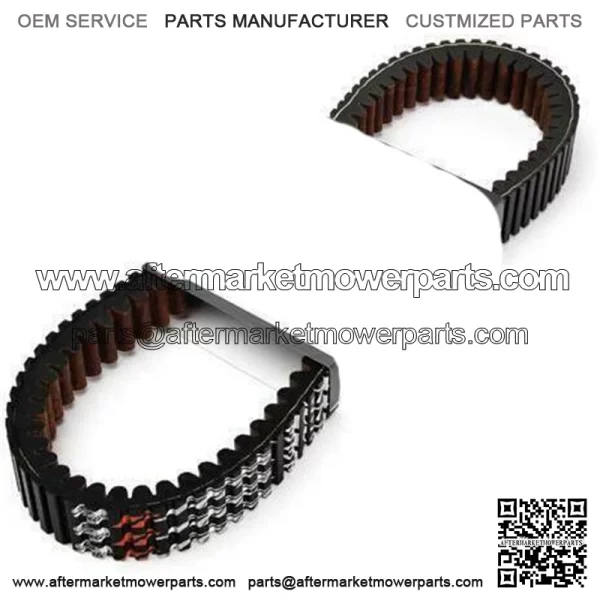 Heavy Duty G-Force CVT Drive Belt for Polaris Snowmobile 44G4553 Top-cog (For: Polaris)