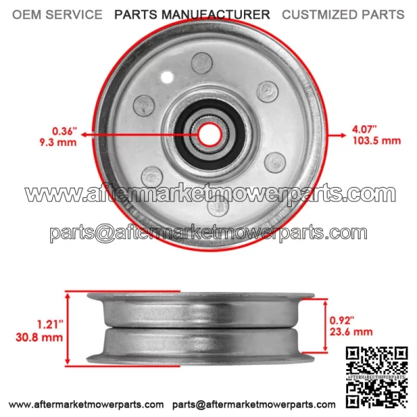 Deck Pulley For Cub Cadet Z-Force 42" 48" CC760 CC800 i1042 LTX1040 LTX1042 - Image 2
