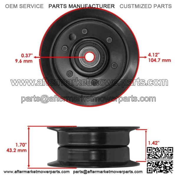 Deck Pulley for Lawn-Boy 81180 81181 81182 81191 88-5630 132-4717 38" - Image 2