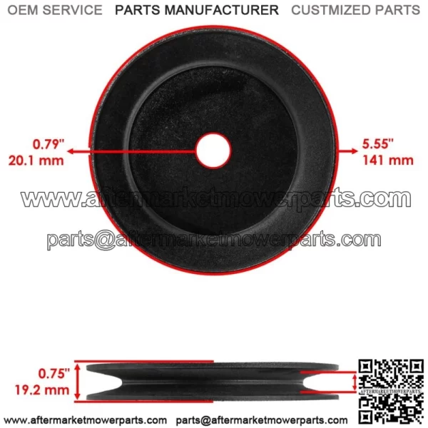 Deck Spindle Pulley for Ferris 300S S65Z 42" 1737835YP - Image 2