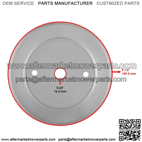 Spindle Pulley for Jonsered LT 2216 LT2217 LT2313 / 532199789 199789 - Image 2