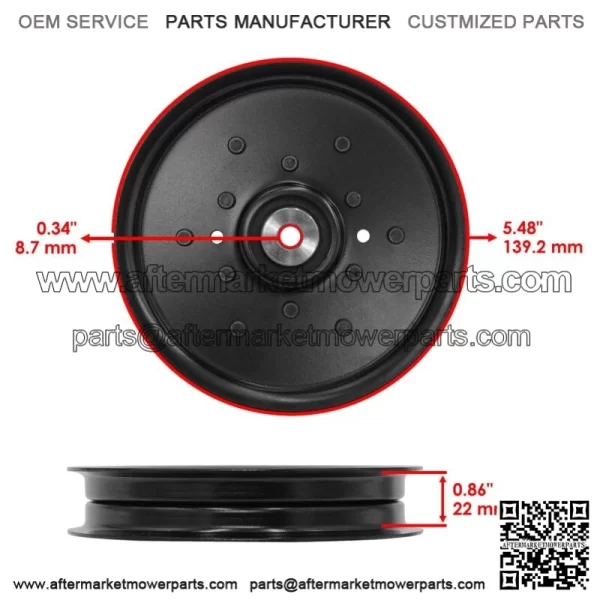 38297 Deck Pulley for Bobcat BZT2000 633400 ZTM225 ZTM227 BZT2190 - Image 2