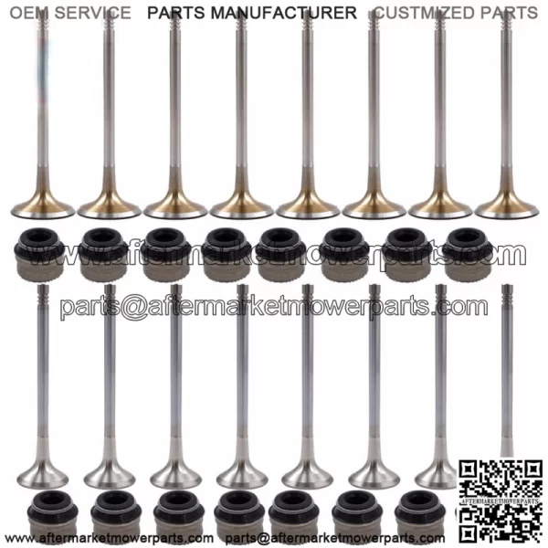 16x 6mm Intake Exhaust Valves Set For Audi A4 A5 VW Golf GTI Tiguan Passat 2.0T