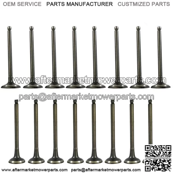 Exhaust & Intake Valves for Hyundai Accent Kia Rio 1.5L 1.6L DOHC 16v 1996-2011