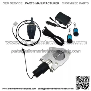 3-inch electric exhaust valve with manual switch