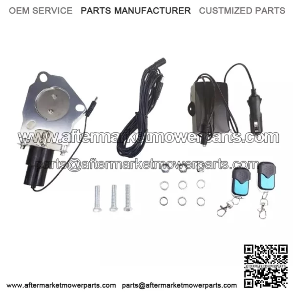2.25-inch exhaust valve with remote control