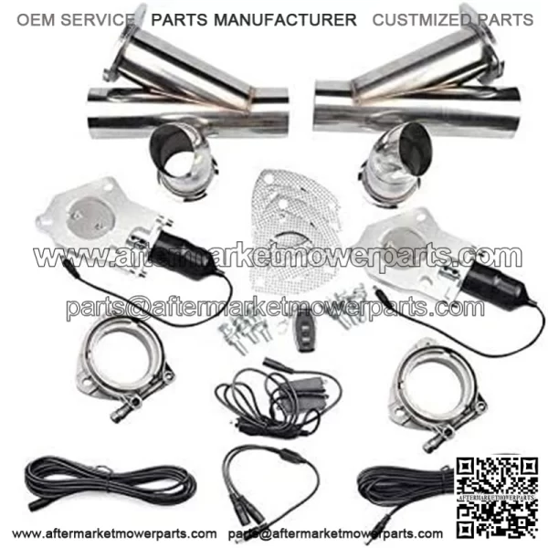 2.5-inch electric exhaust valve manual 2-in-1
