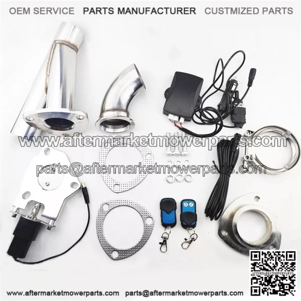 2-inch electric exhaust valve remote control 2-in-1