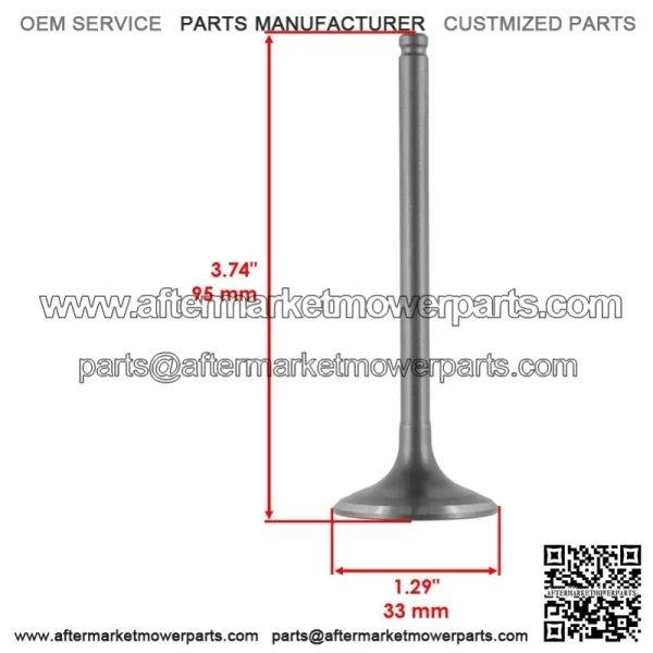 Intake & Exhaust Valve for Honda TRX420FE1 TRX420FM1 FourTrax Rancher 2014-2021 (For: Honda) - Image 3