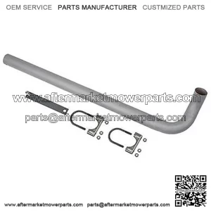 FOE-20 Vertical Exhaust Pipe w/ Clamp Fits Ford New Holland Tractor 801 901
