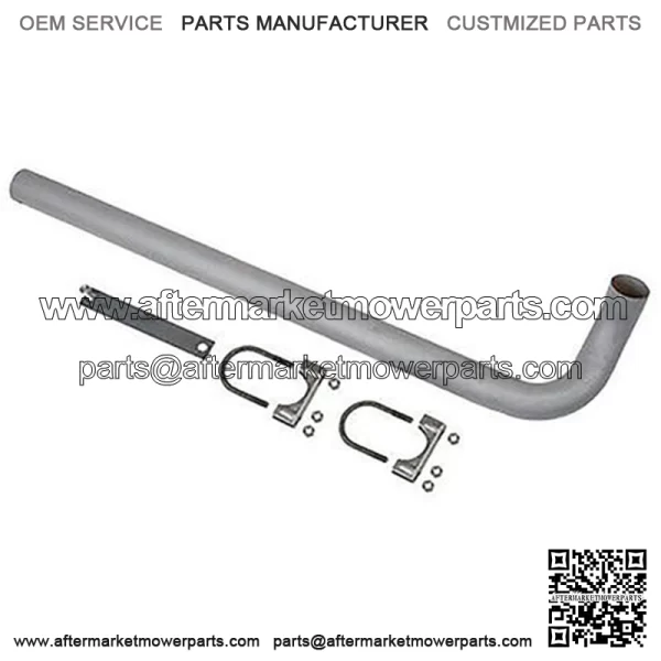 FOE-20 Vertical Exhaust Pipe w/ Clamp Fits Ford New Holland Tractor 801 901