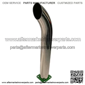 New Chrome Curved Stack 24" Tall 3" OD Fits John Deere Tractors 50 520 530 B 24