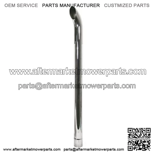 48" Chrome Stack 3" ID Znl89051C Fits FARMALL Fits Case IH