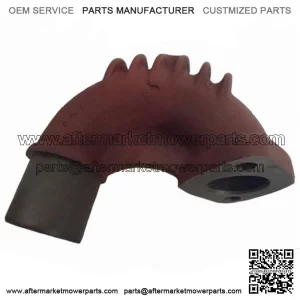 824245M1 2-Bolt Flange Exhaust Elbow with Fins Fits Massey Ferguson TO35 35XFE