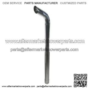 A-146490CHR Chrome Exhaust Stack with Ext. Curve - Fits Case IH Tractor Models