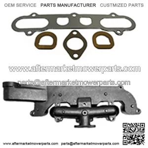 AT22610 Gas Exhaust Manifold w Gasket Set Fits John Deere 2010