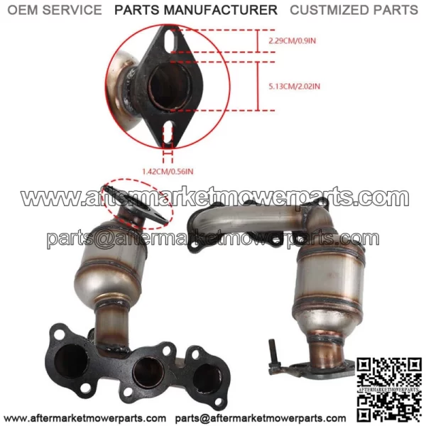For 2002-2003 Lexus ES300 3.0L Direct Fit Manifold Catalytic Converter - Image 3
