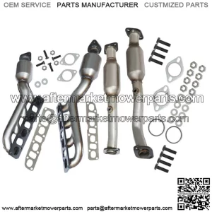 For Nissan Titan 5.6L 2004-2015 Manifold Catalytic Converters Front & Rear All 4