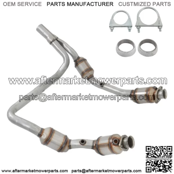 For 2007-2009 Jeep Wrangler JK 3.8L Front Catalytic Converter Y Pipe