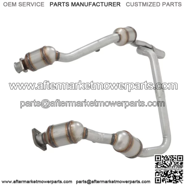 For 2007-2009 Jeep Wrangler JK 3.8L Front Catalytic Converter Y Pipe - Image 2