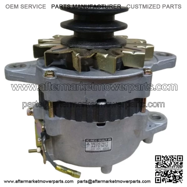 Mitsubishi ME067617 alternator A4T57472 24V 40A new OEM, reg built in