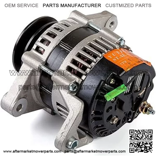 12V Alternator 19020700 Compatible with Yanmar 4D84 Engine Hyundai R60-5 Excavator - Image 3