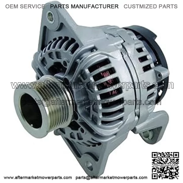New Alternator Compatible With Volvo 1998-2012 and Compatible With John Deere Equipment W/Diesel 1997-2016 0124555009, 0124555017, 0124555020, 0124555027, ABO0372, 40024023, 40024023R
