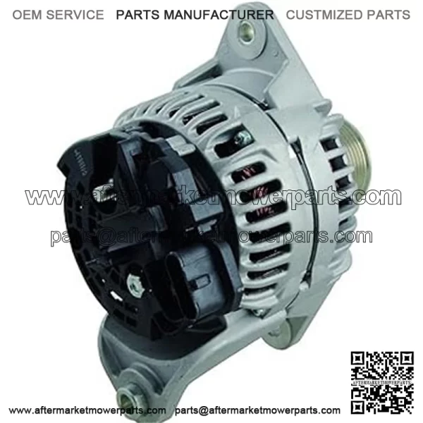 New Alternator Compatible With Volvo 1998-2012 and Compatible With John Deere Equipment W/Diesel 1997-2016 0124555009, 0124555017, 0124555020, 0124555027, ABO0372, 40024023, 40024023R - Image 2