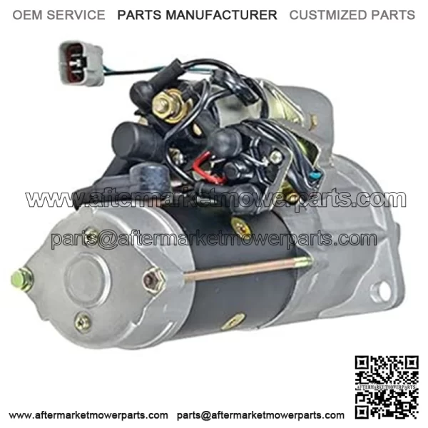 New 9T 24V Starter Compatible with Komatsu Excavator PC75U 4D95 Engine 1995-1997 6008134411 - Image 2