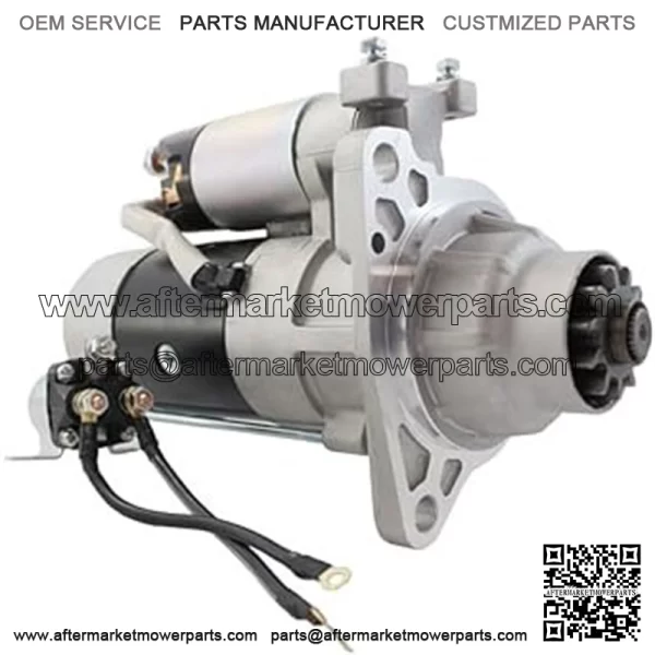 New Hi-Torque 24 Volt Starter Compatible with Mitsubishi Fuso Truck MS280 / MS380-2 6D22 Dsl Eng 99-07 Kobelco Excavator SK300 / SK400 6D22 1999-2007 Replaces M9T60171 M009T60171 ME152487 M9T60172