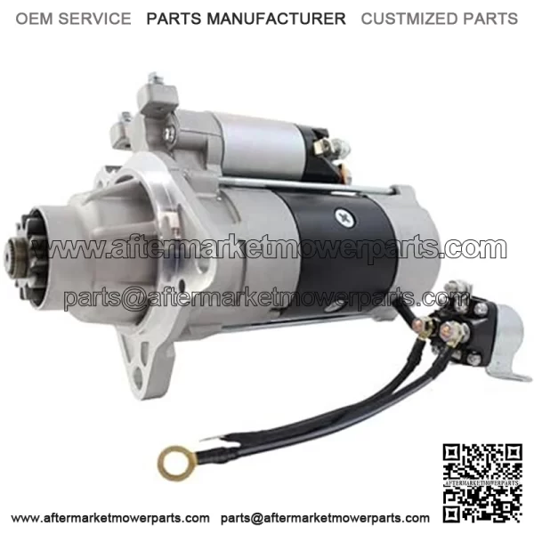 New Hi-Torque 24 Volt Starter Compatible with Mitsubishi Fuso Truck MS280 / MS380-2 6D22 Dsl Eng 99-07 Kobelco Excavator SK300 / SK400 6D22 1999-2007 Replaces M9T60171 M009T60171 ME152487 M9T60172 - Image 2