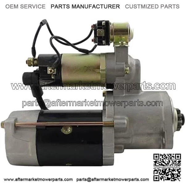New Premium Starter 24 Volt including Relay for Caterpillar 320N Mitsubishi Forklifts Lift Truck DP40 FD20 FD-25 FD30 FD50 FD70 0R1091 10R2985 1146864 135-2361 1R5538 1R7370 5I7716 LRS01889 LRS01928V