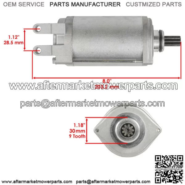 Starter for Bombardier Atv DS650 DS650S Baja Ds 650 653 New - Image 2