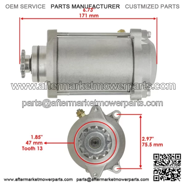 Starter for Kawasaki Atv KLF300 Bayou 300 21163-1141 New - Image 2