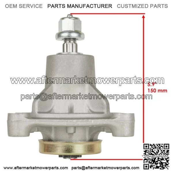 Deck Spindle Blade & Pulley for Poulan 587125201 PP42 532129861 42" - Image 2