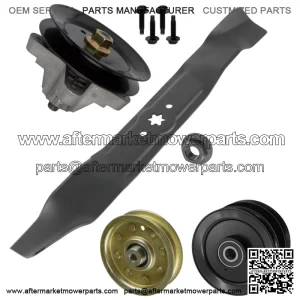 Deck Spindle Pulley Kit For MTD Ranch King Ryobi Huskee Yard Machines