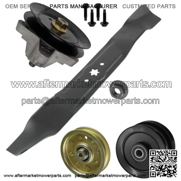 Deck Spindle Pulley Kit For MTD Ranch King Ryobi Huskee Yard Machines